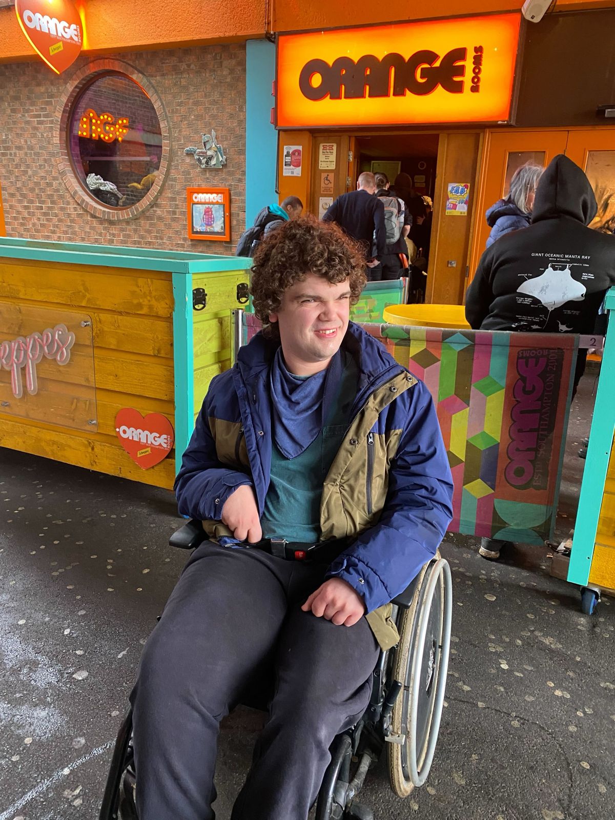 james place member jamming out at the orange rooms 