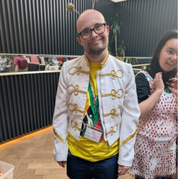 JP eastleigh member dressed as a bee