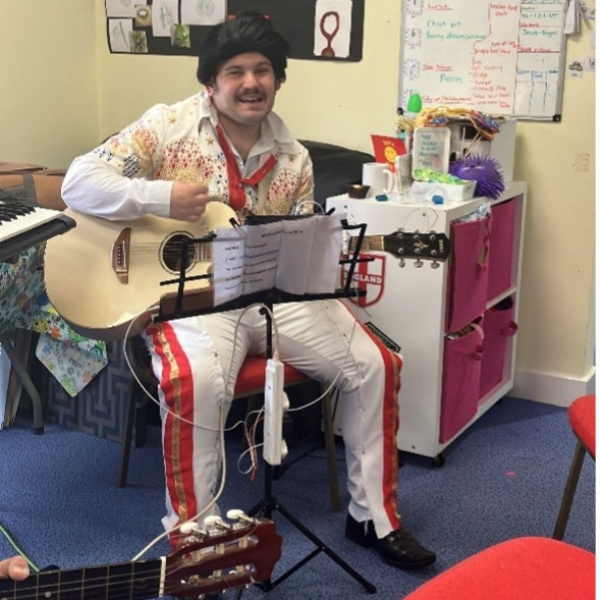 Jelvis (Jacob as Elvis) a talented young man from the local SEN community