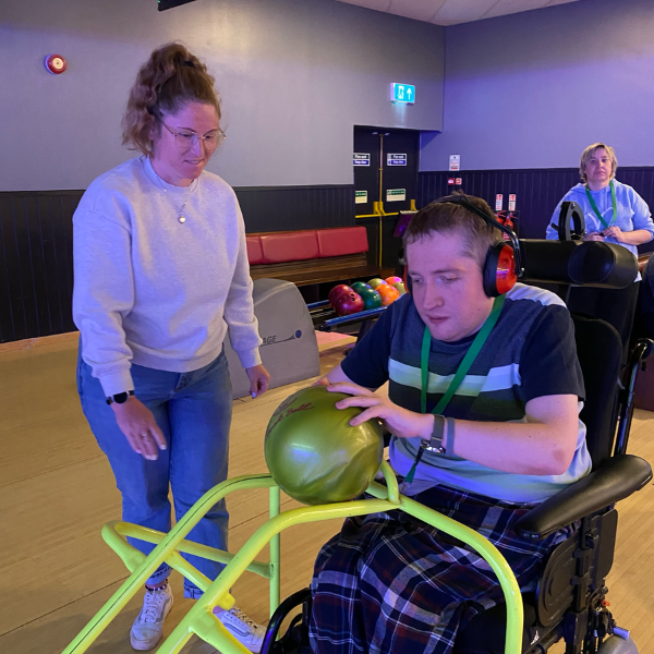 JP Basingstoke team and members enjoying tenpin bowling