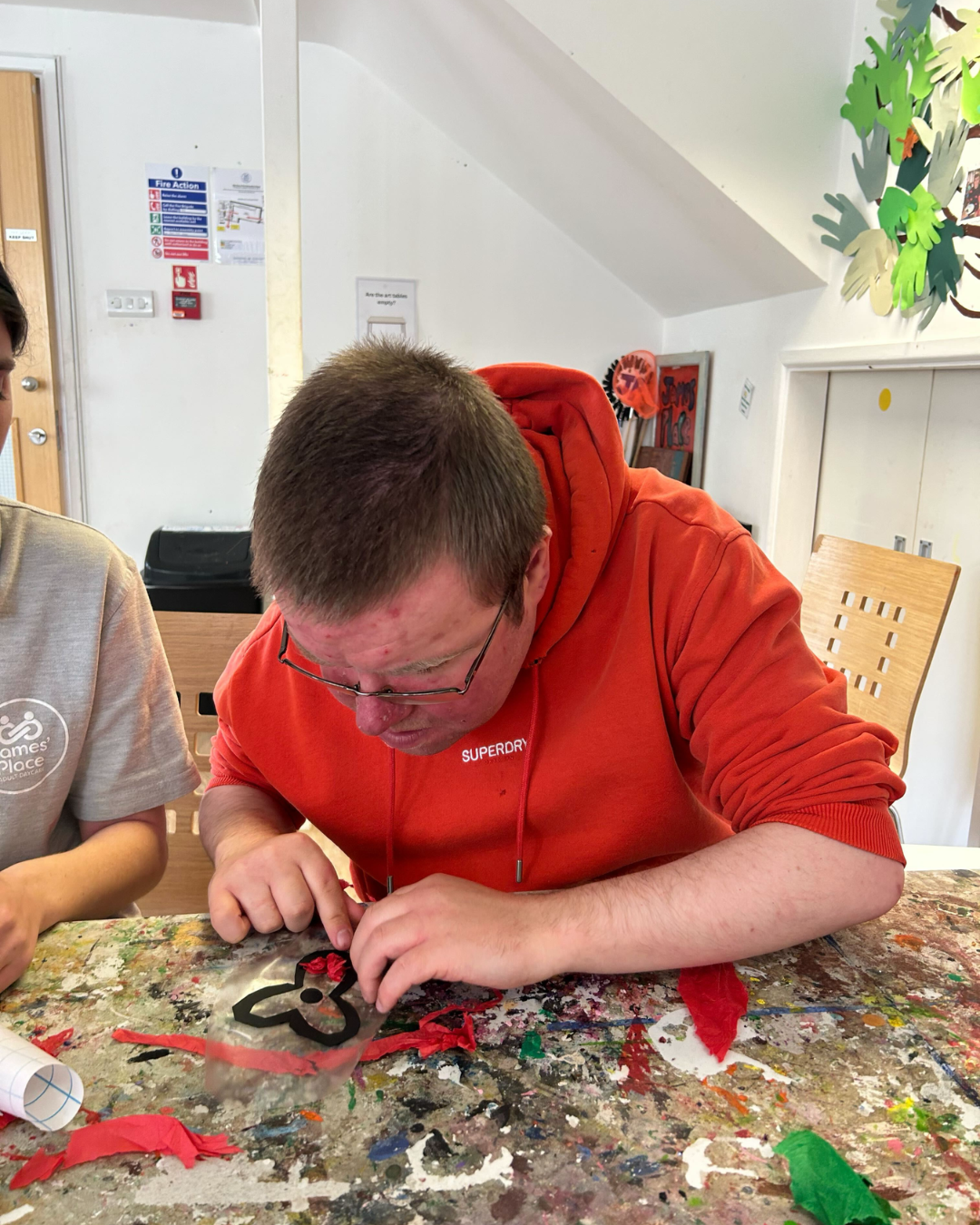 jp member making poppys