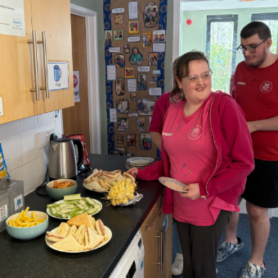 A lunch at James' Place adult daycare Eastleigh<br />
