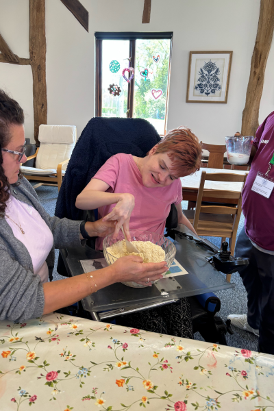 cooking skills at James' Place Adult Faycare Reading West